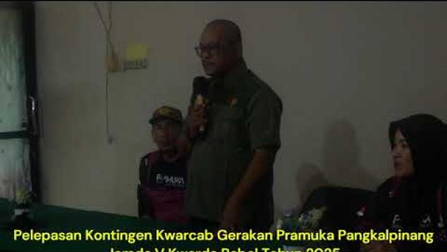 Embedded thumbnail for Pelepasan Kontingen Kwarcab Gerakan Pramuka Pangkalpinang Jamda V Kwarda Babel