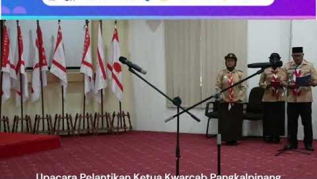 Embedded thumbnail for Upacara Pelantikan Ketua Kwarcab Pangkalpinang Pergantian Antar Waktu Tahun 2025